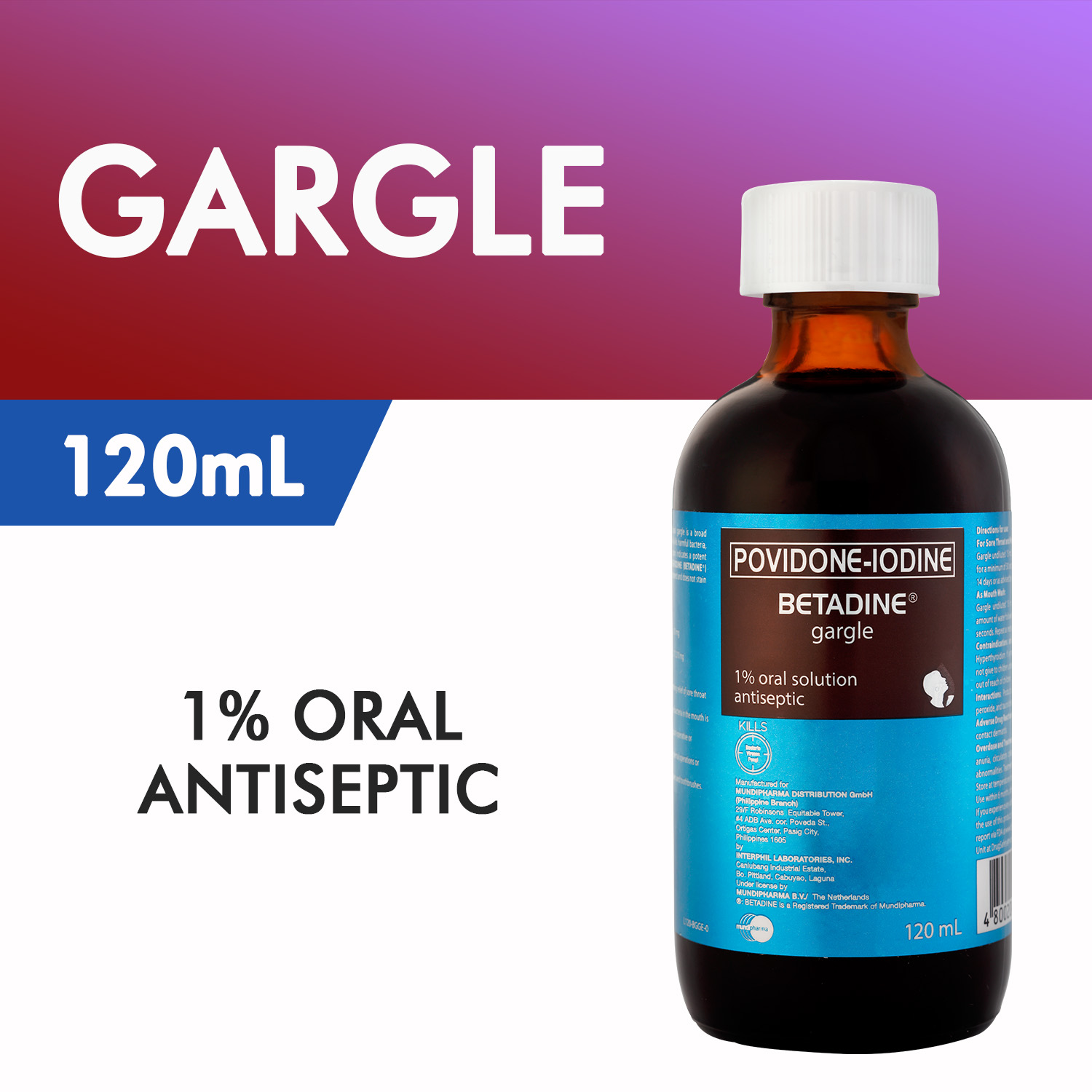 Betadine Gargel 120ml