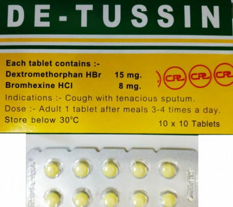 DE-Tussin (10x10's)