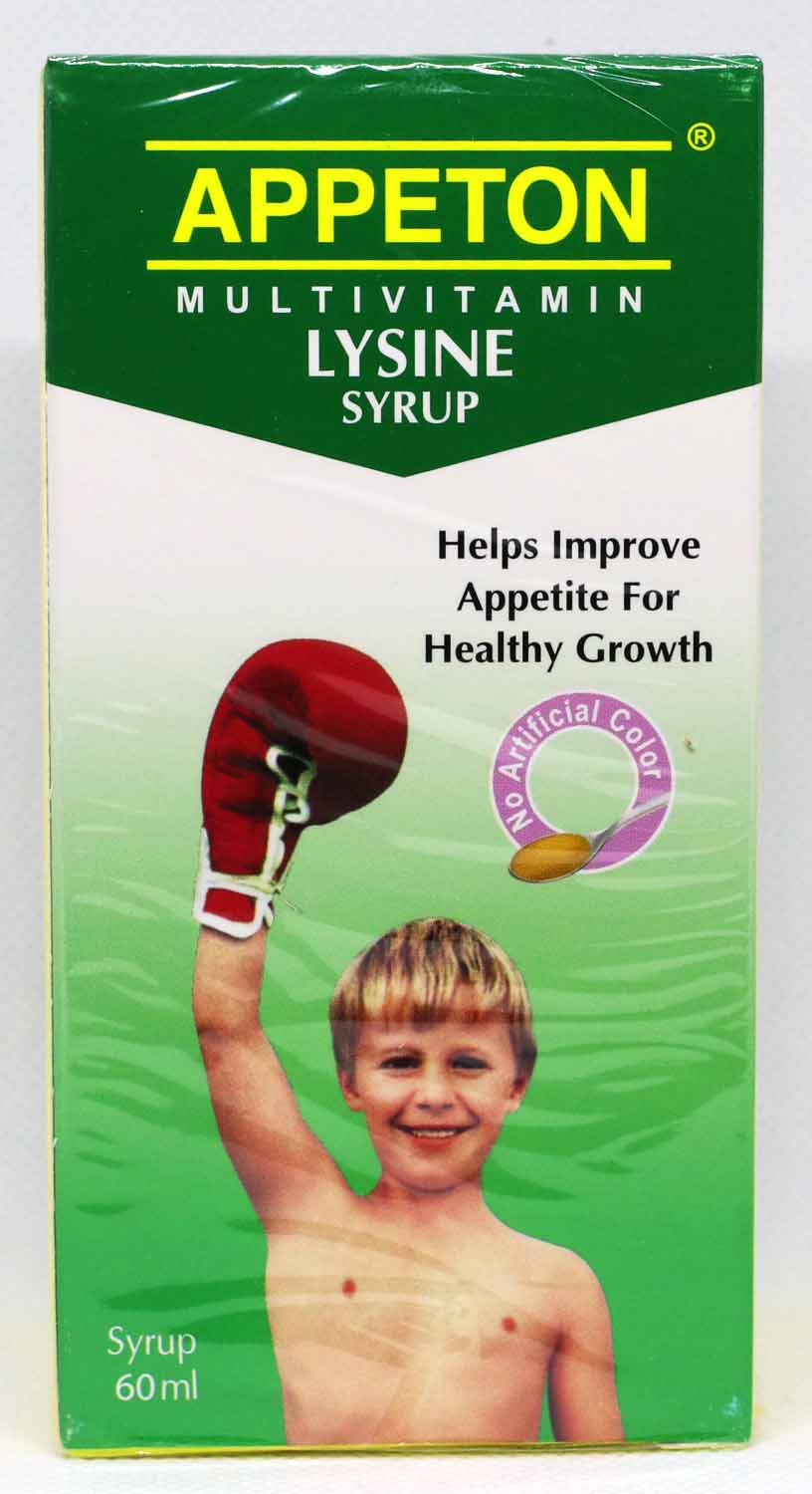 Appeton Multivitamin Lysine Syrup 60ml