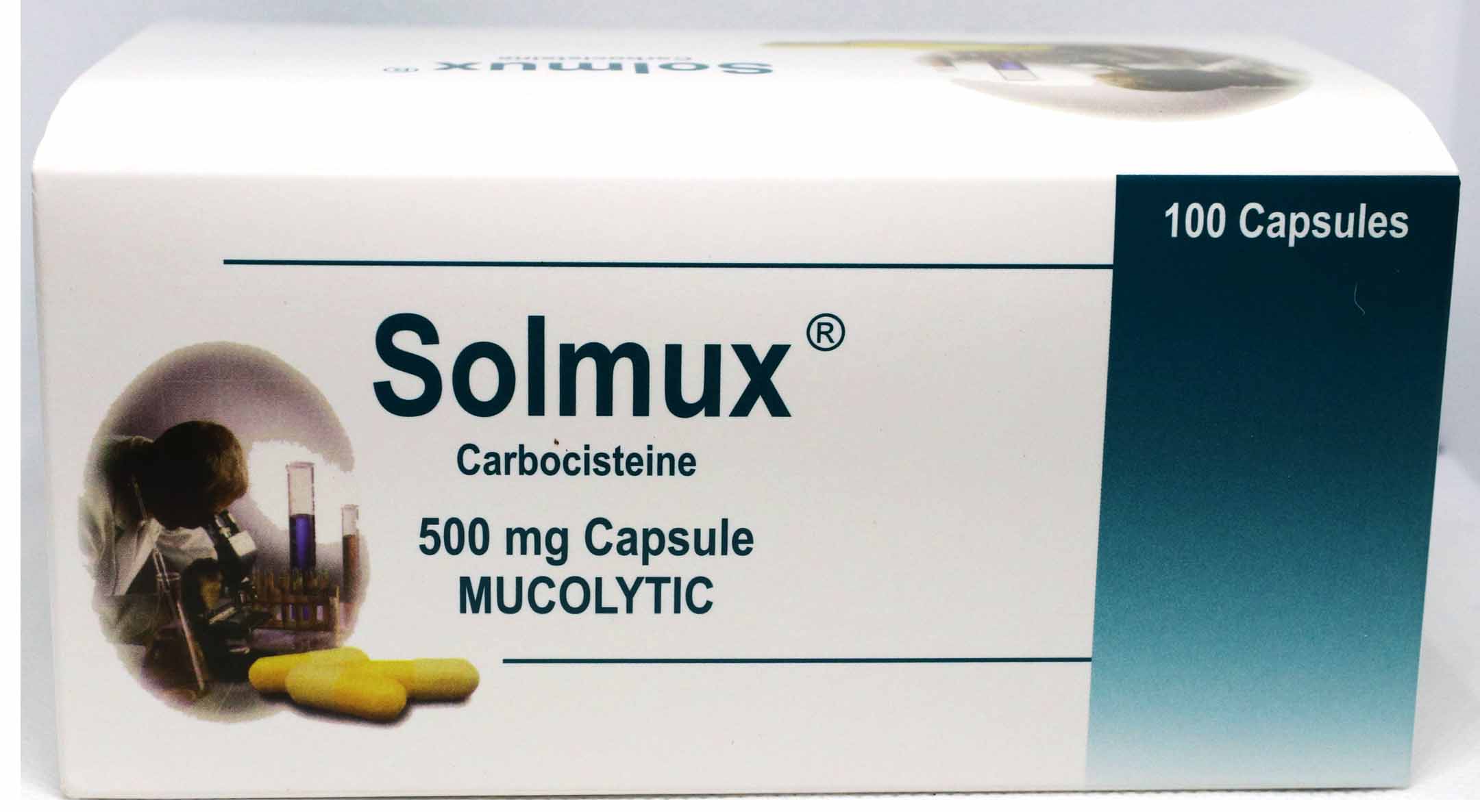 Solmux 500mg Capsule (25*4's)